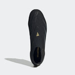 adidas Predator Elite LL FG Laceless Firm Ground Boots Black/Carbon/Gold Metallic