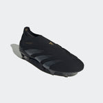 adidas Predator Elite LL FG Laceless Firm Ground Boots Black/Carbon/Gold Metallic