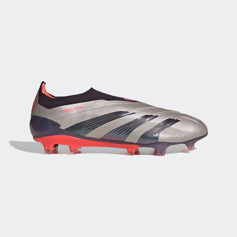 adidas Predator Elite LL FG Laceless Firm Ground Boots Platin Metallic/Black/Carbon