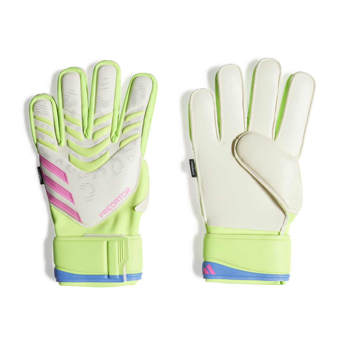 adidas Predator Match Fingersave Goalkeeper Gloves White