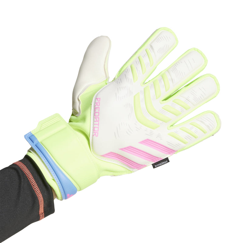 adidas Predator Match Fingersave Goalkeeper Gloves White