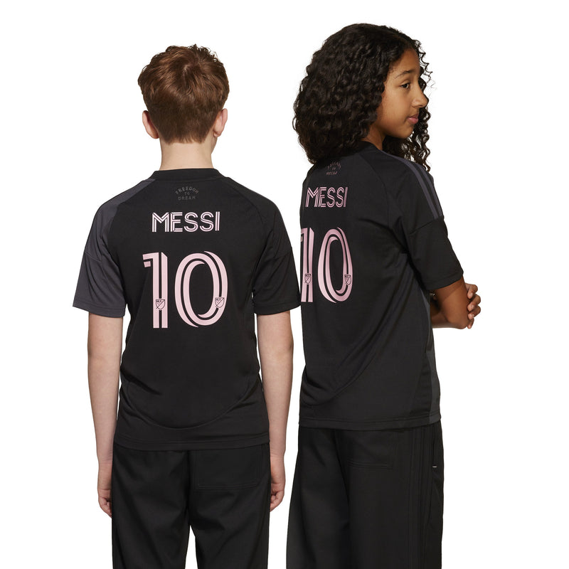 adidas Youth Inter Miami CF Messi Away Jersey 24/25 Black