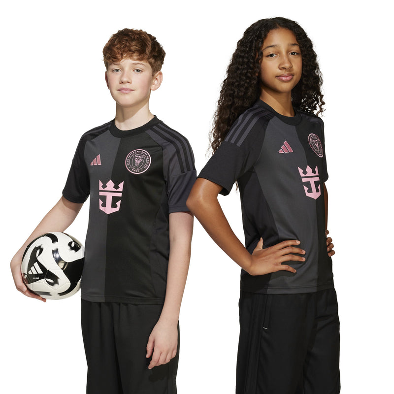 adidas Youth Inter Miami CF Messi Away Jersey 24/25 Black