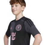 adidas Youth Inter Miami CF Away Jersey 25/26 Black
