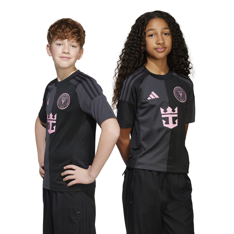 adidas Youth Inter Miami CF Away Jersey 25/26 Black