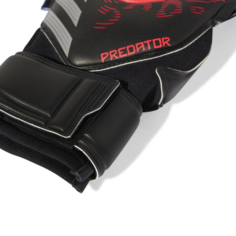adidas Predator Match Fingersave Goalkeeper Gloves Black/Red