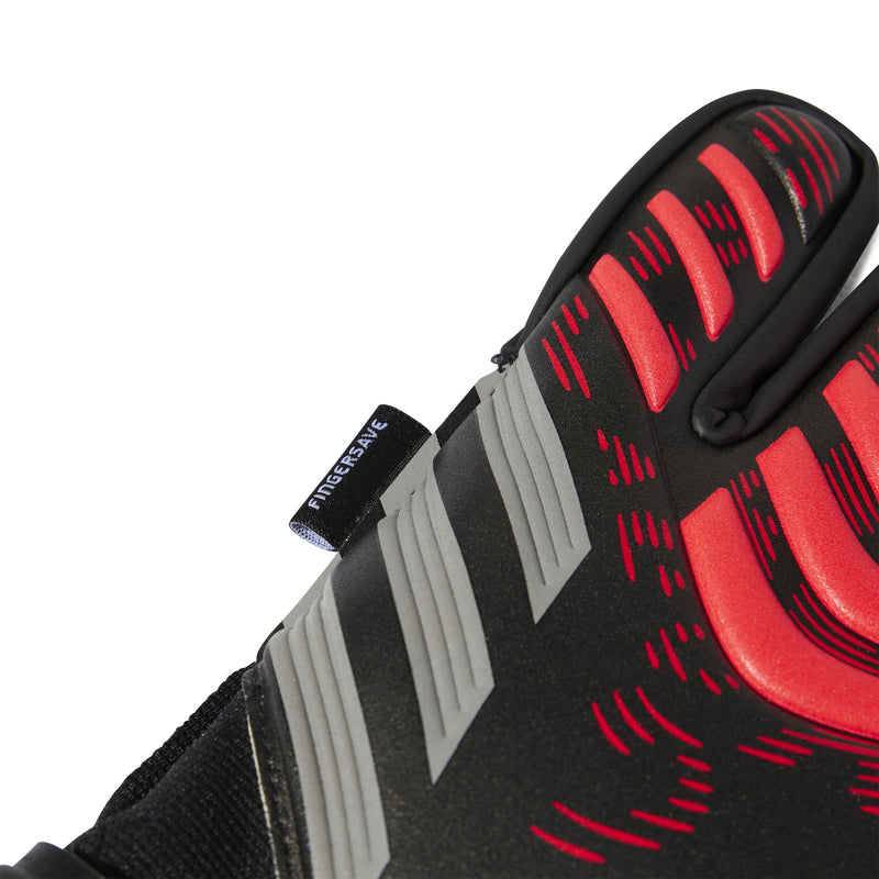 adidas Predator Match Fingersave Goalkeeper Gloves Black/Red