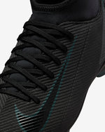 Nike Jr Superfly 10 Club FG Firm Ground Football Boots Black/Deep Jungle/Black