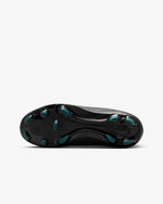 Nike Jr Superfly 10 Club FG Firm Ground Football Boots Black/Deep Jungle/Black