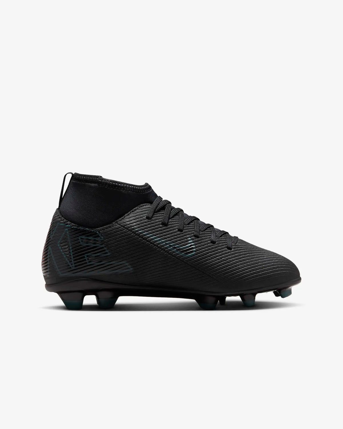 Nike Jr Superfly 10 Club FG Firm Ground Football Boots Black/Deep Jungle/Black