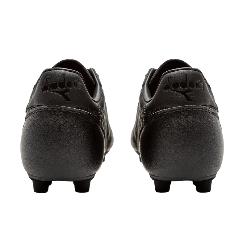 Diadora Brasil LT + MDPU Firm Ground Football Boots Black/Black