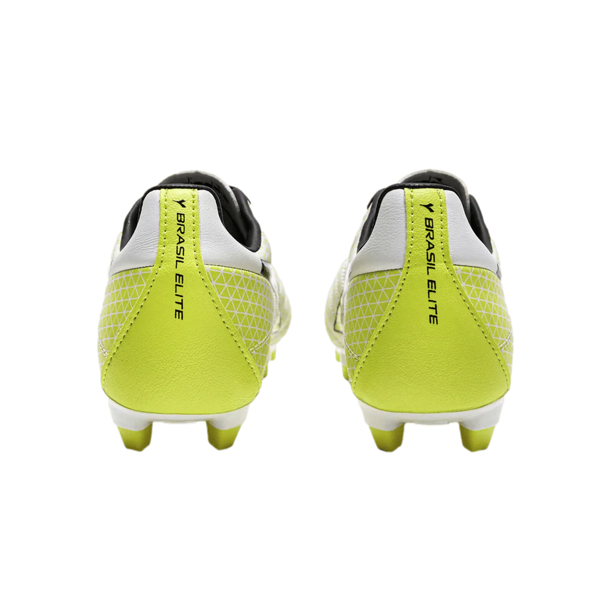 Diadora Brasil Elite GR LT LPU Youth Firm Ground Boots White/Black/Yellow