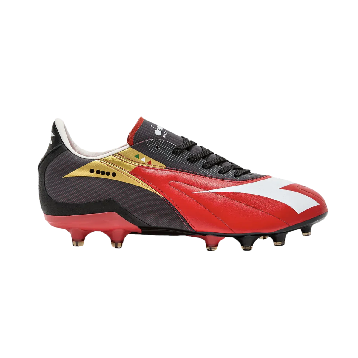 Diadora Maximus Veloce ITA SLX FG Firm Ground Boots Red/White/Black