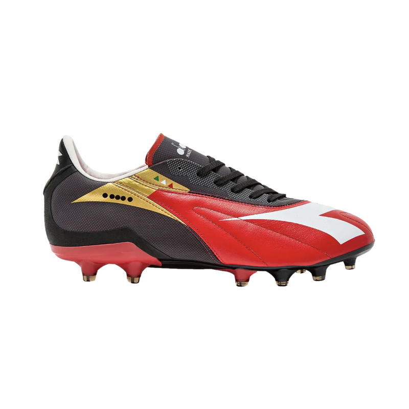 Diadora Maximus Veloce ITA SLX FG Firm Ground Boots Red/White/Black