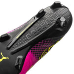 PUMA Evospeed 1.5 Tricks FG Firm Ground Football Boots Pink Glo/Safety Yellow