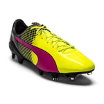 PUMA Evospeed 1.5 Tricks FG Firm Ground Football Boots Pink Glo/Safety Yellow