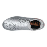 New Balance  Kid's Furon V7 Dispatch JR FG Firm Ground Football Boots Silver