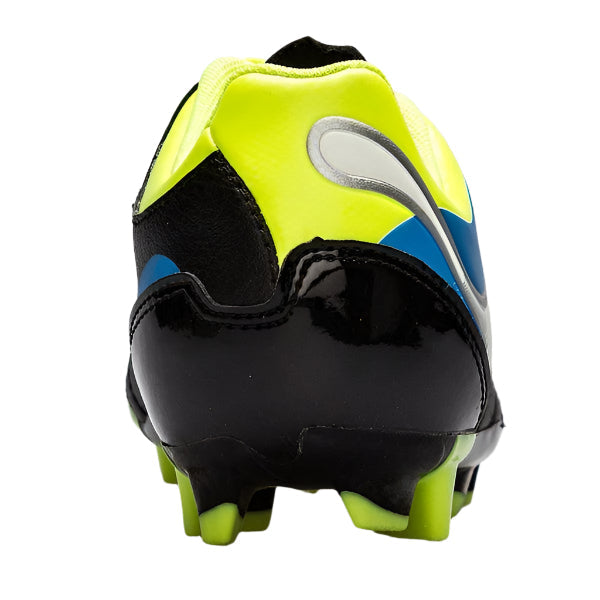 PUMA JR PowerCat 3 FG Firm Ground Boots Black/Fluorescent