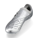 New Balance  Kid's Furon V7 Dispatch JR FG Firm Ground Football Boots Silver