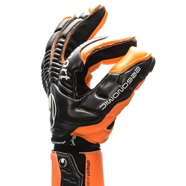 Uhlsport Ergonomic HN Soft Support Frame Goalkeeper Gloves Orange/Black