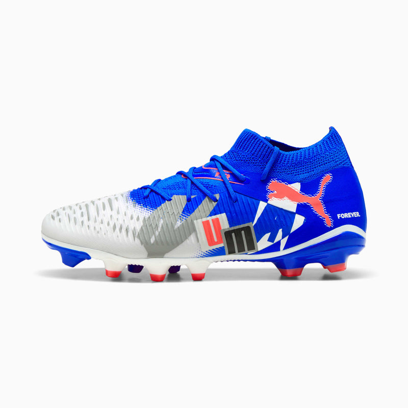 PUMA Future 8 Match Forever FG/AG Firm Ground Soccer White/Blue