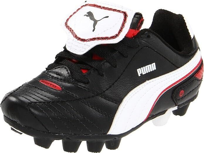 PUMA Esito Finale I FG Firm Ground Football Boots Black/White/Red