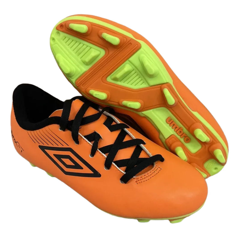 Umbro GT II Shield FG Firm Ground Football Boots Orange/Green