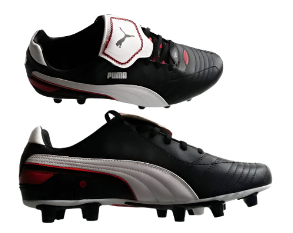 PUMA Esito Finale I FG Firm Ground Football Boots Black/White/Red