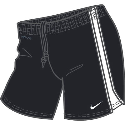 Nike E4 Short Black-White