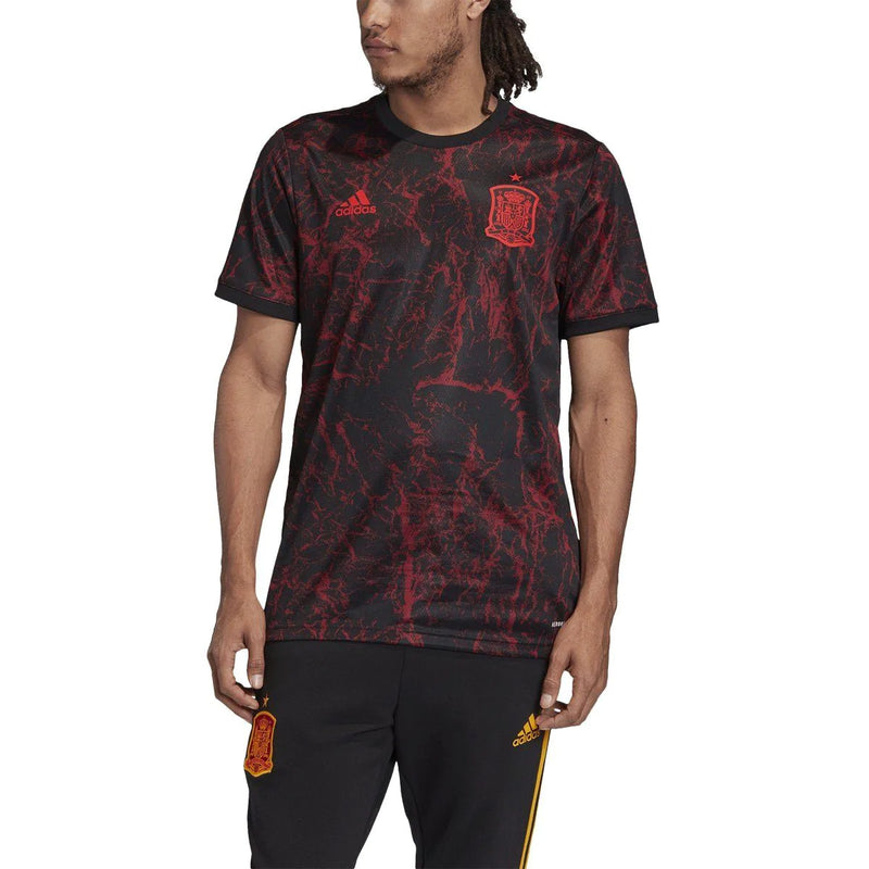 adidas Spain Pre-Match Jersey Black/Red