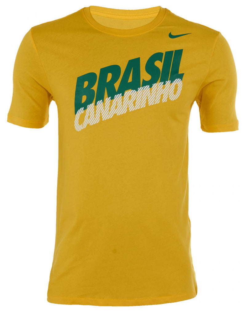 Nike Brasil Core Type Tee Yellow-