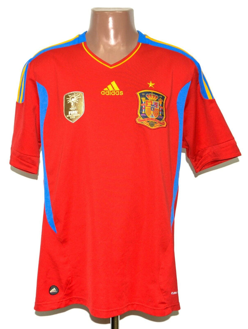 adidas Kids Spain Home Jersey 10/11 Red