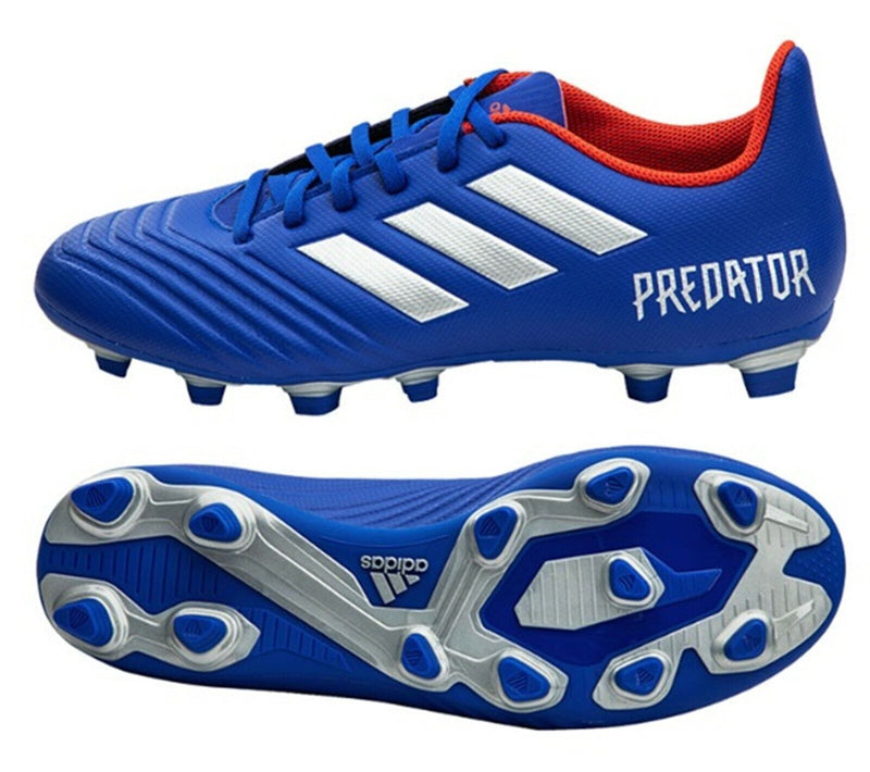 adidas Men's Predator 19.4 FXG Firm Ground Shoes Blue/Red