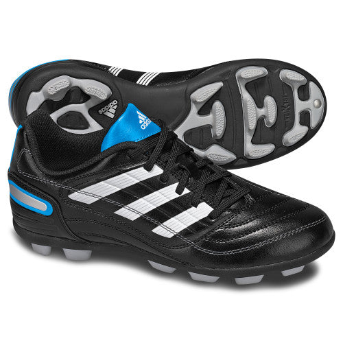 adidas Predito X HG Jr Multi-Ground Football Boots Black/White/Cyan