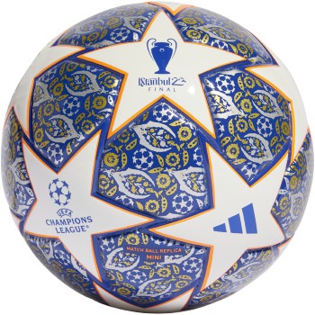 A UCL Mini IS Ball  White/Blue