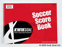 K Oversized Soccer Score book
