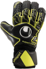 Uhlsport Kid's Supersoft Goalkeeper Gloves Black/Yellow