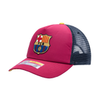 Fan Ink FC Barcelona Aspen Trucker Hat Red