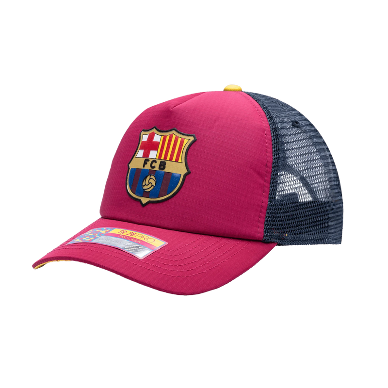 Fan Ink FC Barcelona Aspen Trucker Hat Red