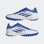 adidas X Speedflow 3 TF Turf Football Boots White/Indigo