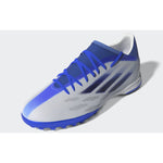 adidas X Speedflow 3 TF Turf Football Boots White/Indigo
