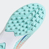 adidas Kid's X Speed Portal 3 TF J Turf Football Boots Aqua/Blue