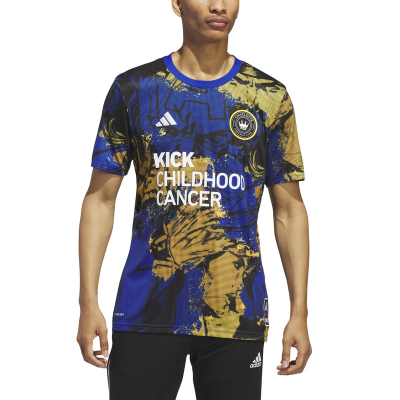 adidas MLS Charlotte FC Kick Childhood Cancer Jersey