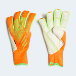 adidas Predator Edge Fingersave Pro Goalkeeper Gloves Solar Red/Solar Green