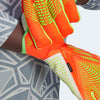 adidas Predator Edge Fingersave Pro Goalkeeper Gloves Solar Red/Solar Green