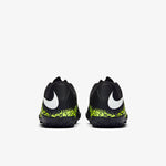 Nike Kid's Jr HyperVenom Phelon II TF Turf Boots Black/White/Volt